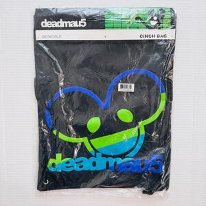 Deadmau5 Bag Cinch Backpack Tote Merch Electronic Music Logo Bioworld Y2K NEW